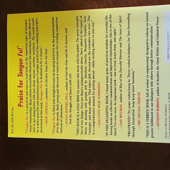 Tongue Fu!: How to Deflect, Disarm, and Defuse Any Verbal Conflict - Picture 2 of 2